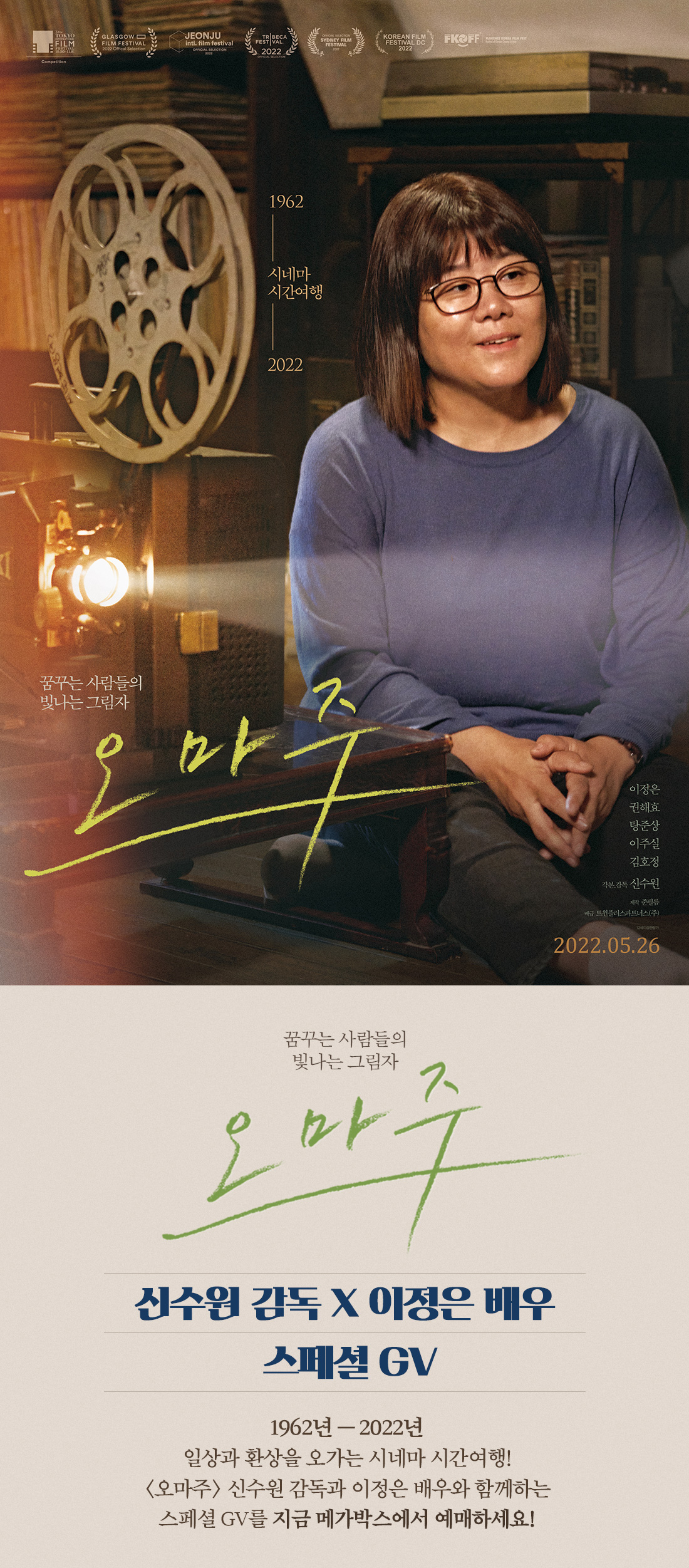 MEET PLAY SHARE, 메가박스 [메가박스]<오마주> 신수원 감독 X 이정은 배우 스페셜 GV